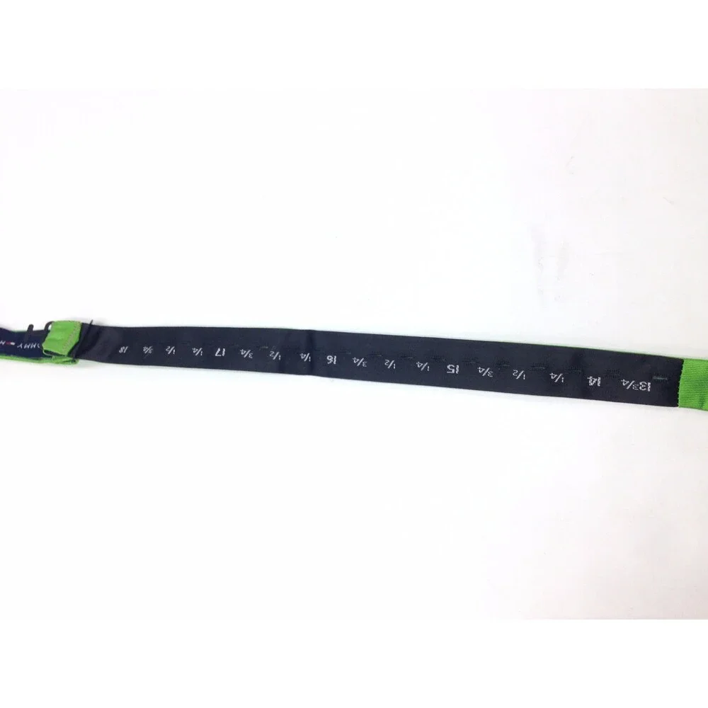 $125 Tommy Hilfiger Mens Solid Green Bow Tie Classic Silk Adjustable Bowtie - Picture 4 of 6